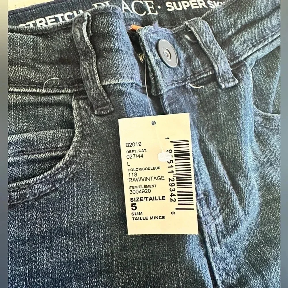 Children’s Place Boys Stretch Super Skinny Jeans  size 5